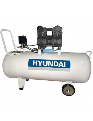 Compresor Hyundai 24lts Sin Aceite Odontologico