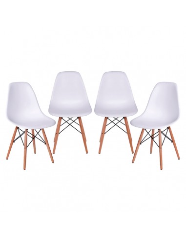 Silla Eames Para Niños    Blanco X 4