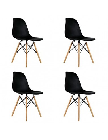 Silla Eames Para Niños    Negro  X 4