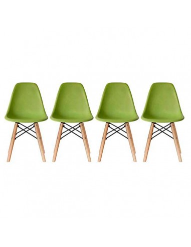 Silla Eames Para Niños    Verde  X 4