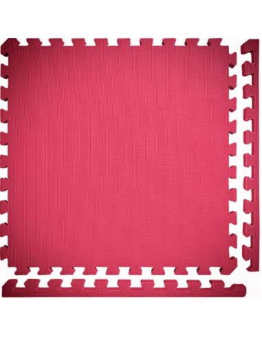 Piso Goma Eva  Bebe/gimnasio  1x1m X 10 Mm Rojo