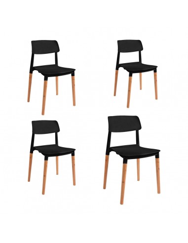 Silla Eames Milan Negra Jzc-133